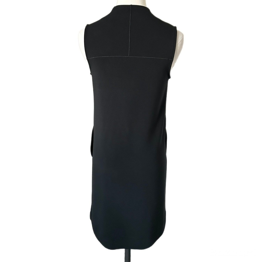 SPANX AirEssentials V-Neck Sleeveless Mini Dress Black Pockets Casual Size XS - Picture 4 of 6